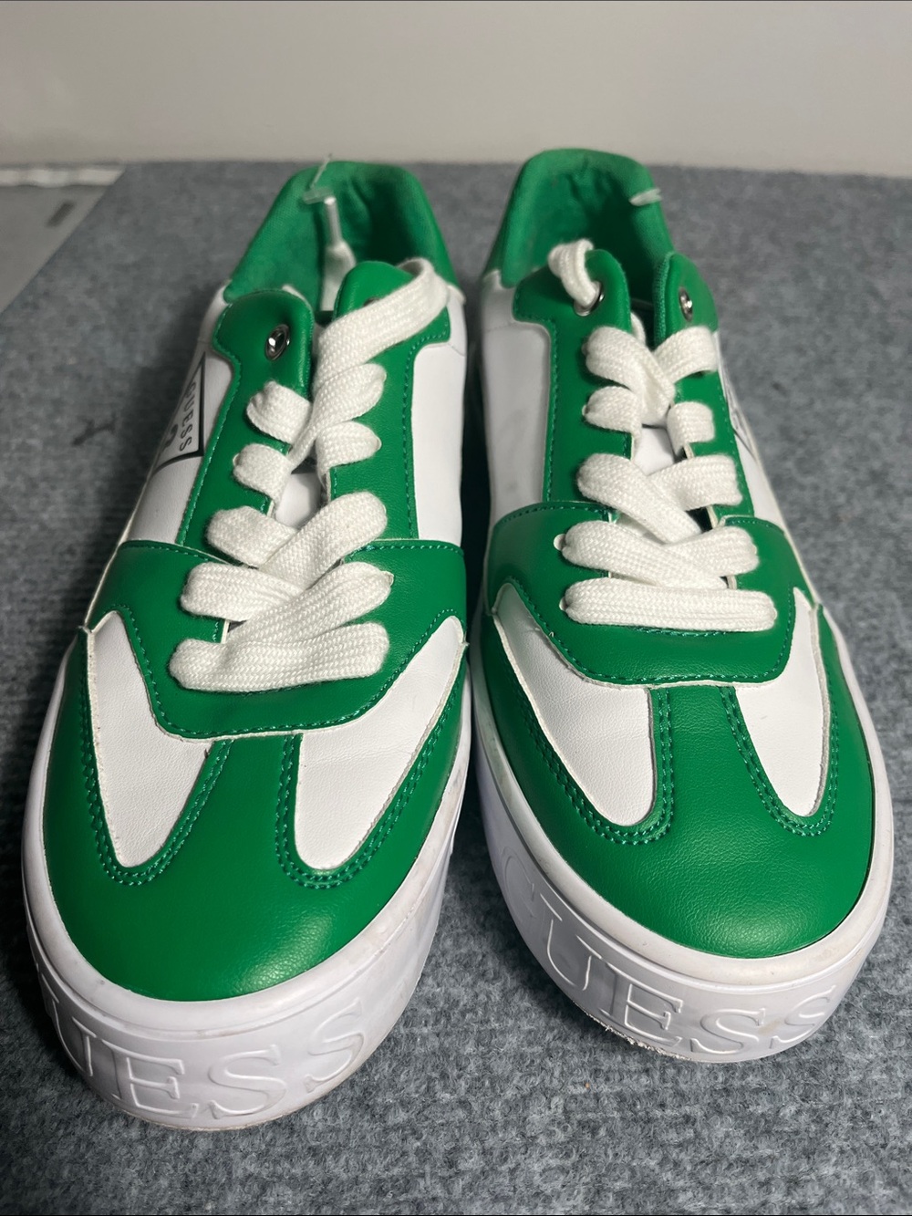 Guess Green & White Kids Fashion Sneakers